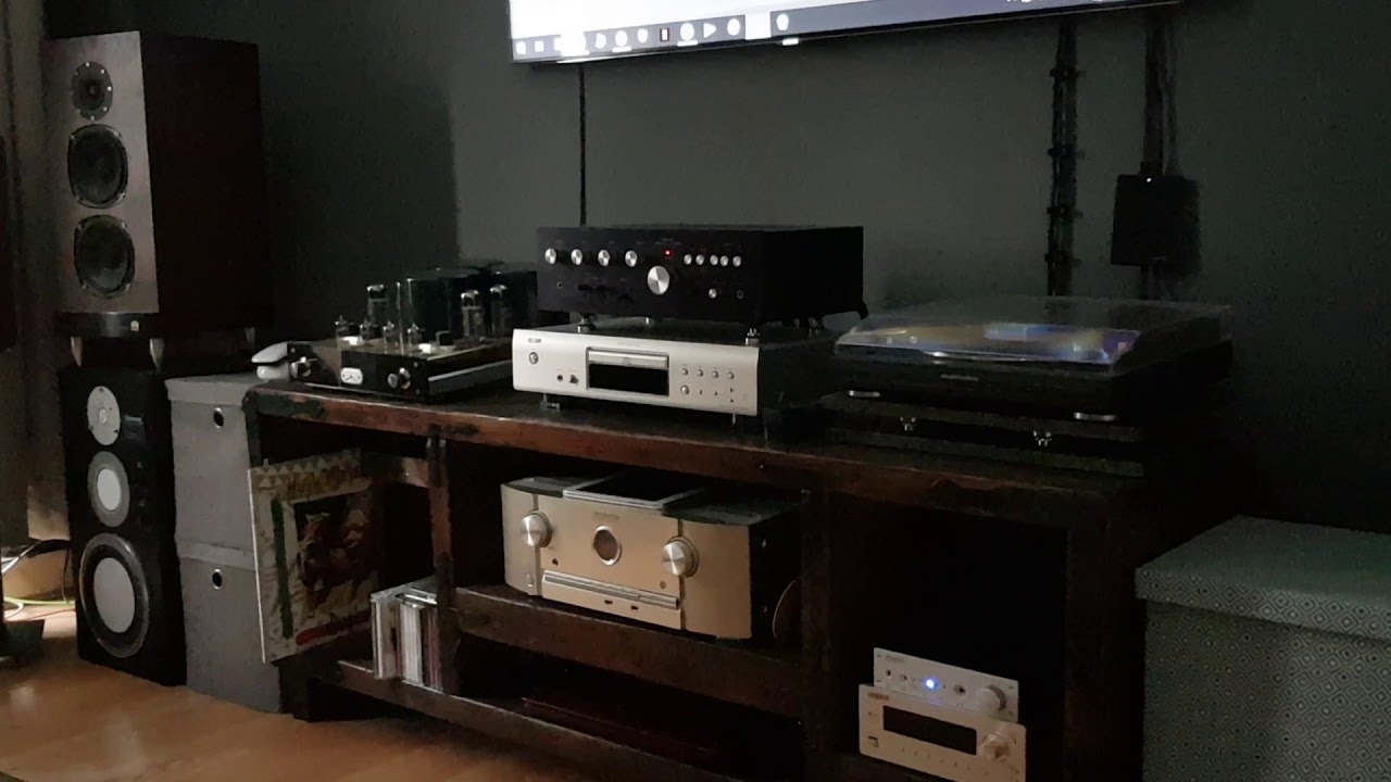 Sansui AU4900 + technics SB5 + castle stirling A/B