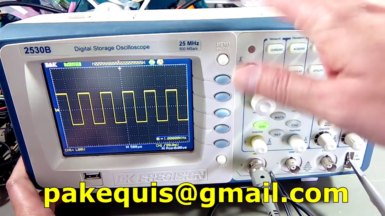 Desmontando um osciloscópio digital BK Precision 2530B
