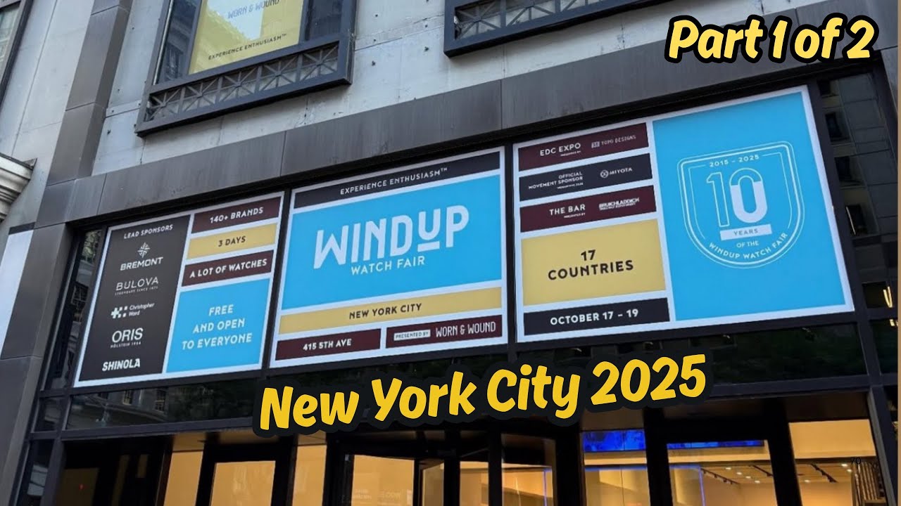 Интервью с брендами на выставке WindUp Watch Fair NYC 2025 (часть 1)