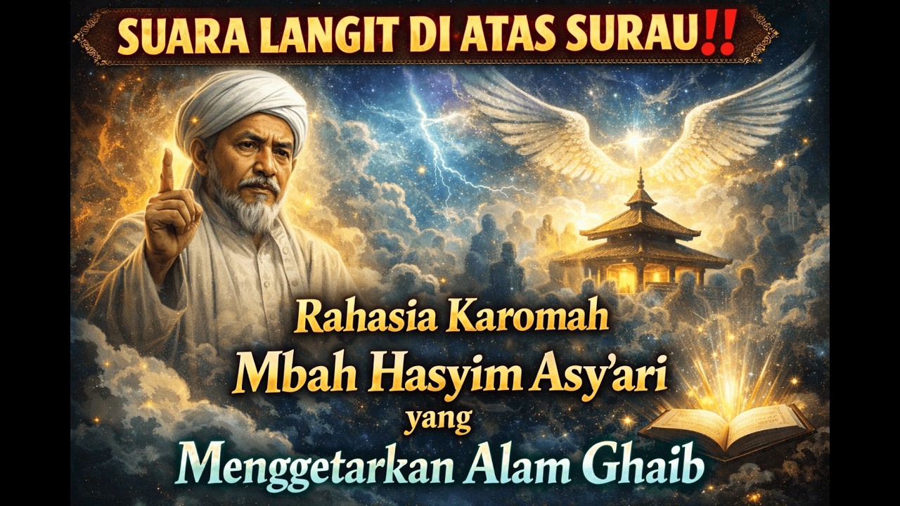 SUARA LANGIT DI ATAS SURAU‼️ Rahasia Karomah Mbah Hasyim Asy'ari yang Menggetarkan Alam Ghaib