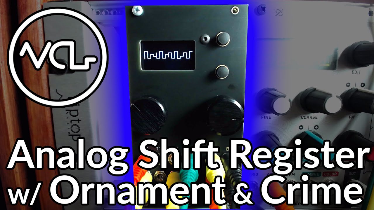 Analog Shift Register in Ornament & Crime Copier Maschine mode