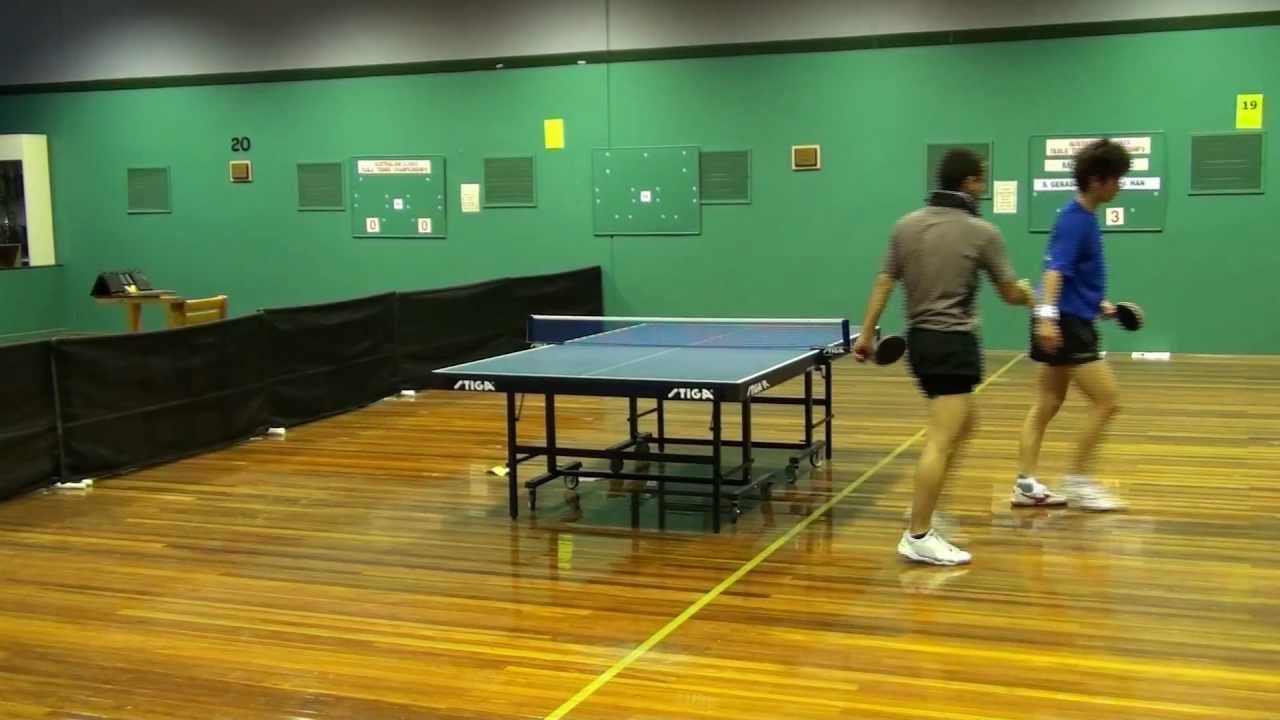Australian Closed 2009 Men's Semi Final - Simon Gerada vs Justin Han