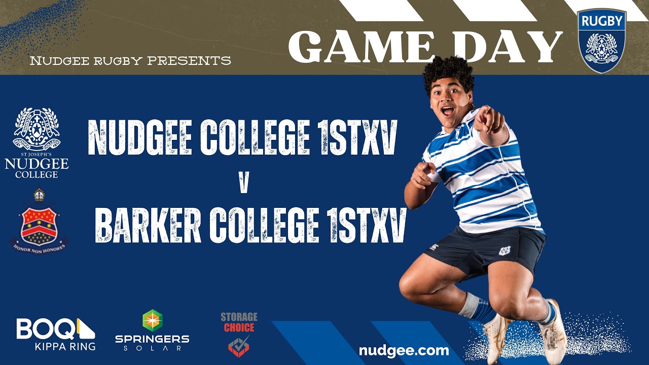 2024 Nudgee College 1st XV v Barker College 1st XV
