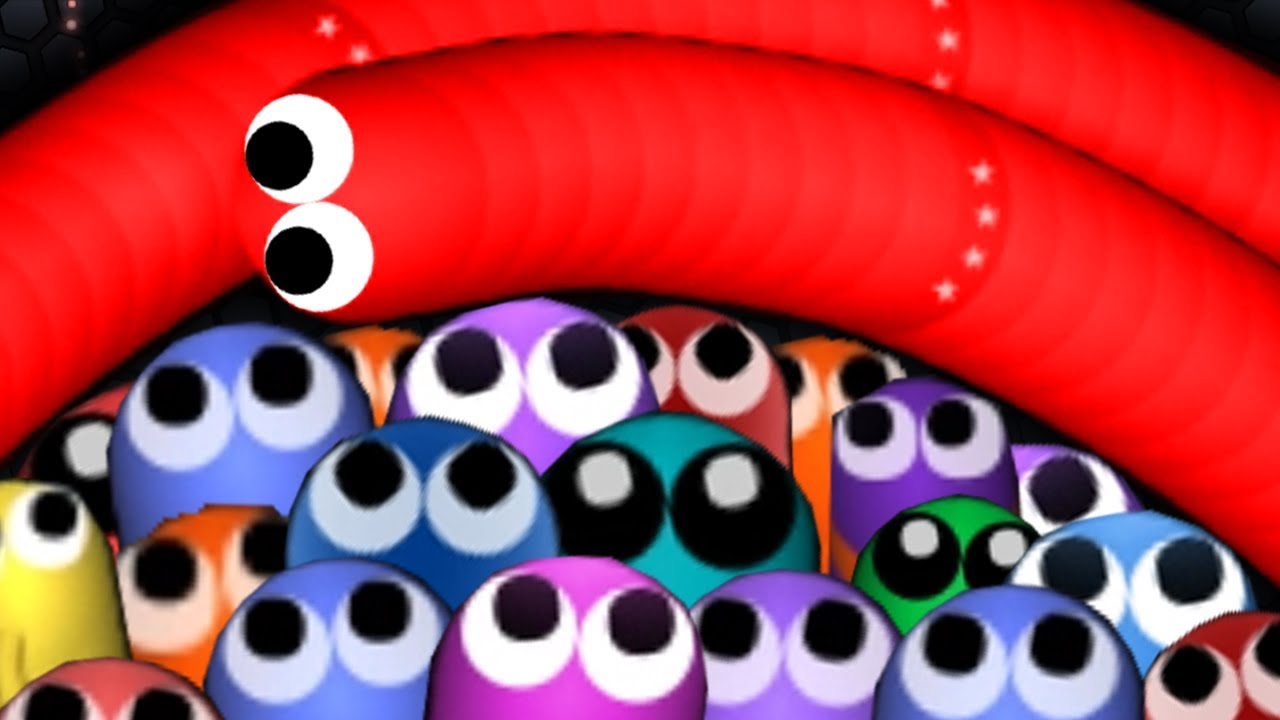 Slither.io 001 Troll Hacker Snake vs. 91722 Giant Snakes Epic Slitherio Gameplay!