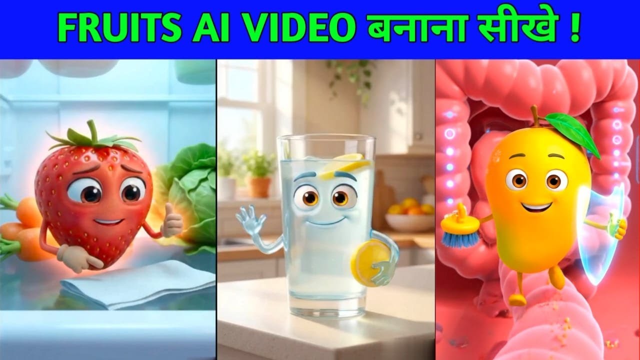 Ai video kaise banaye | trending ai food healthy tips video editing | ai food video editing 