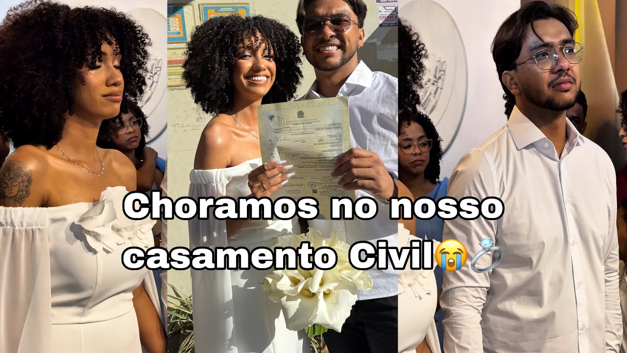 NOSSO CASAMENTO CIVIL-💍👰🏽‍♀️ #casados 