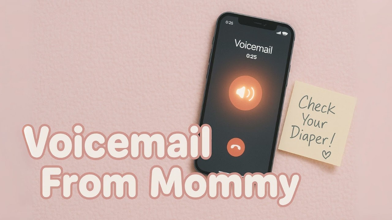 Playful Voicemail: Mommy’s Reminder to Drink Your Bottle Tonight