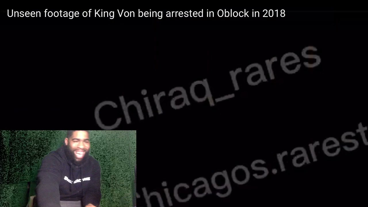 Unseen footage of King Von being arrested in Oblock in 2018|Reaction