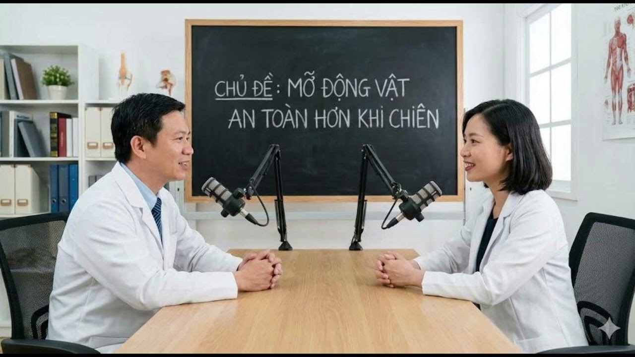 Mỡ động vật an toàn hơn khi chiên rán|| Podcast