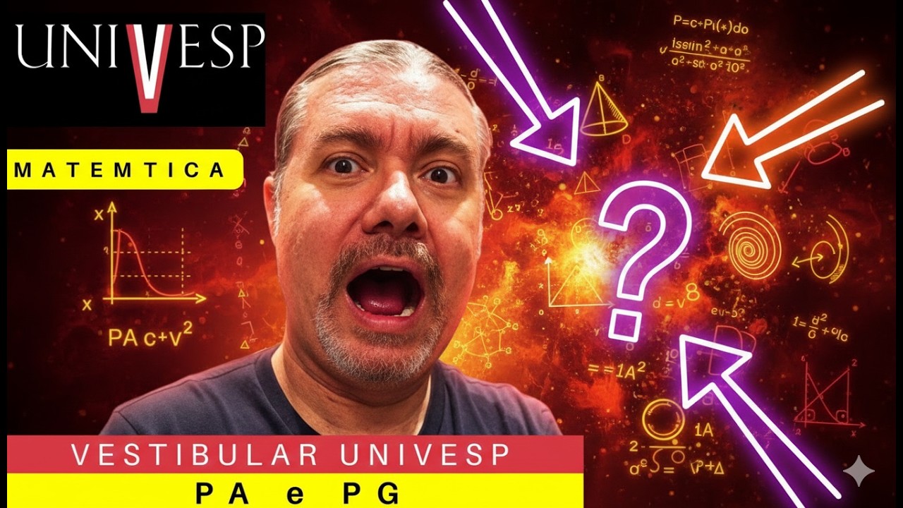 UNIVESP 📊 VESTIBULAR 2026: Correção de Prova #univesp 2025 MATEMÁTICA