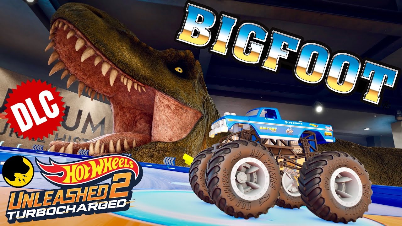 Bigfoot and the Monster Trucks Pack DLC in Hot Wheels Unleashed 2: Turbocharged