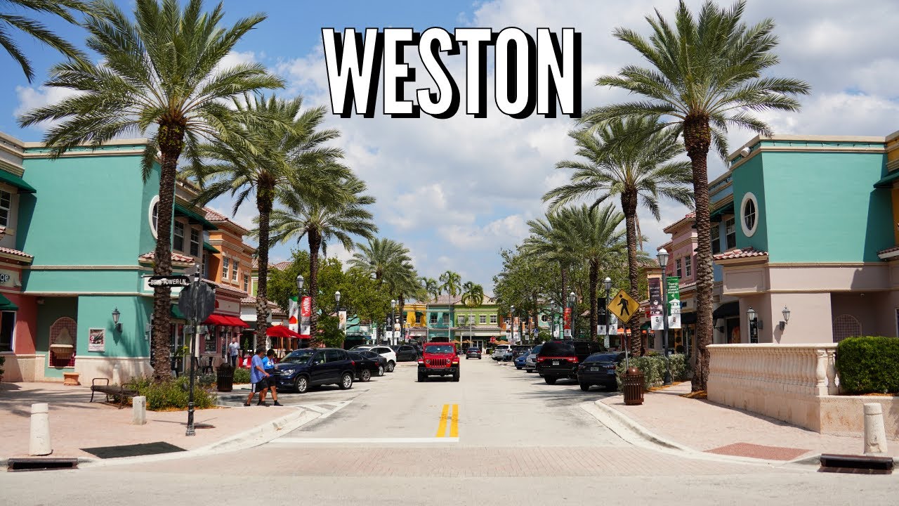 Weston Florida - Driving Through