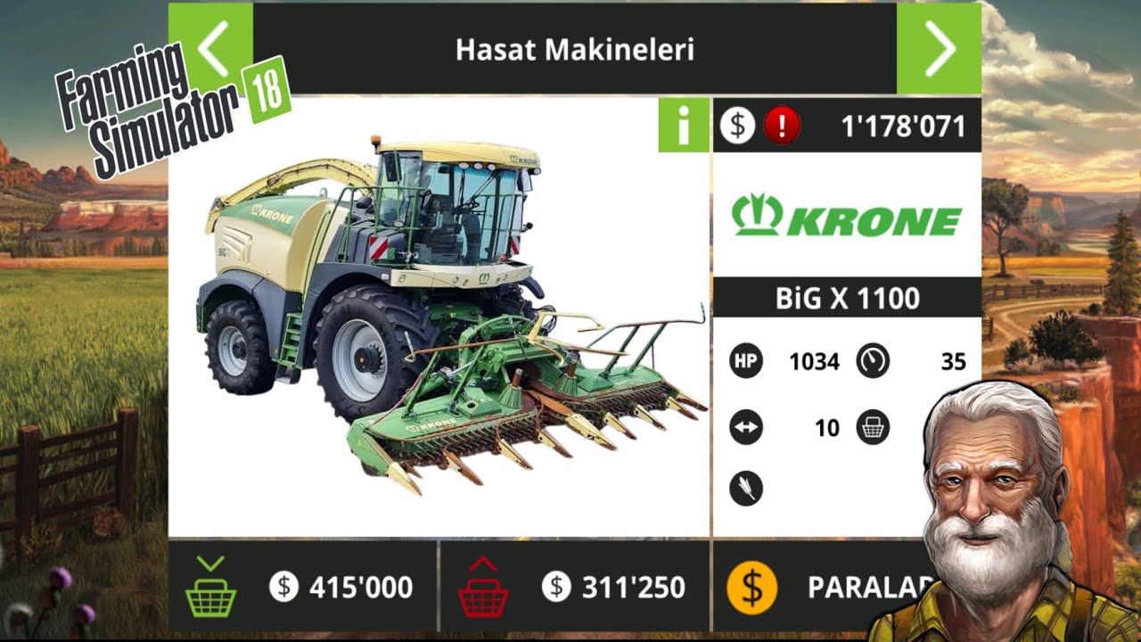 FS18 KRONE BİG X1100 SİLAJ MAKİNESİ’YLE MISIR SİLAJI YAPMAK 🌽 🌽 