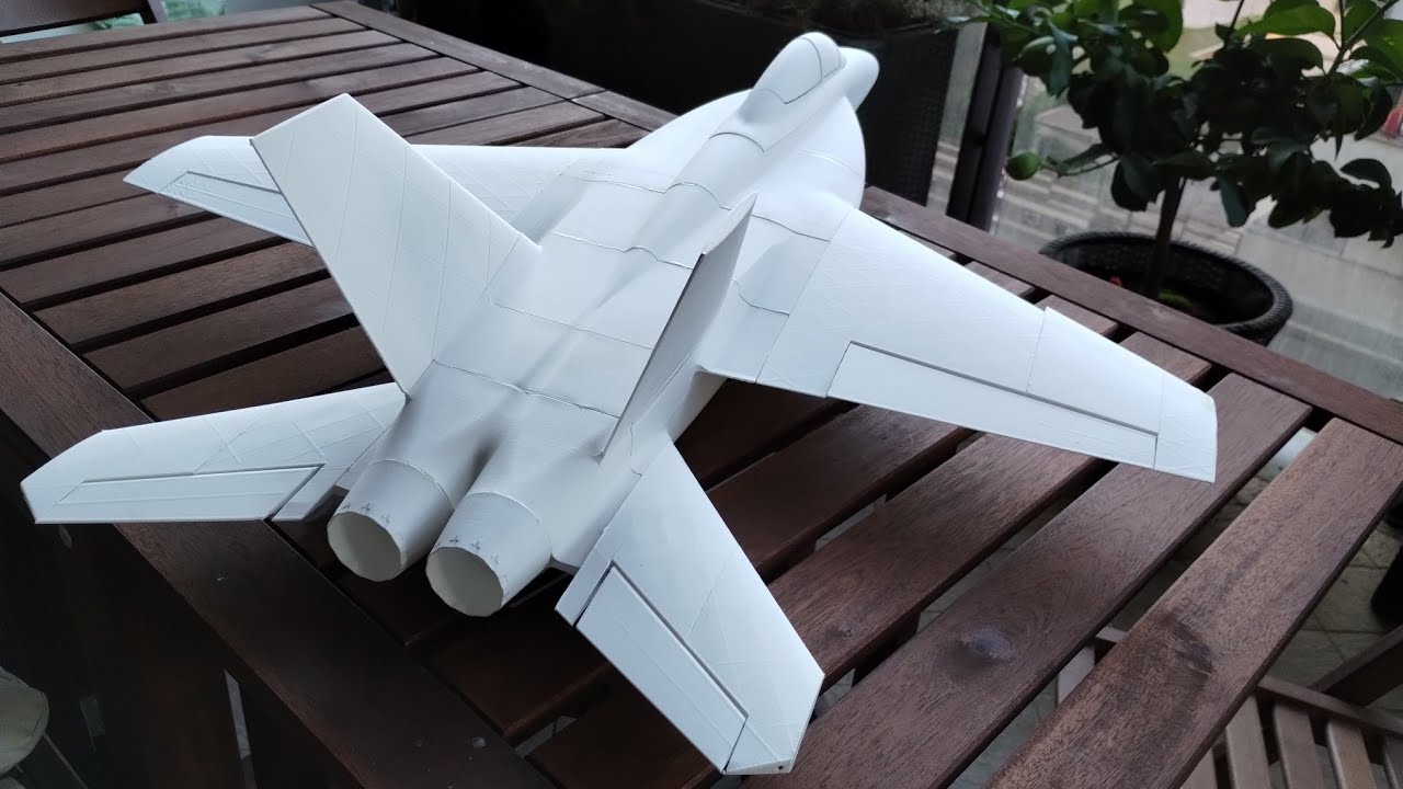 F18 3d printed EDF Rc jet - fast flying