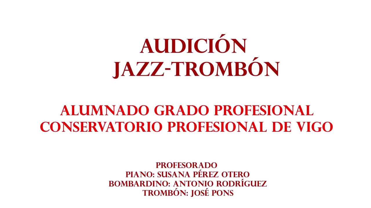 Jazz Trombón