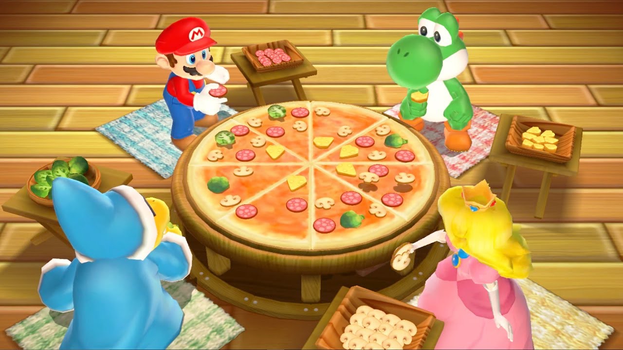 Mario Party 9 - Minigame - Mario vs Yoshi vs Magikoopa vs Peach (Master Cpu)