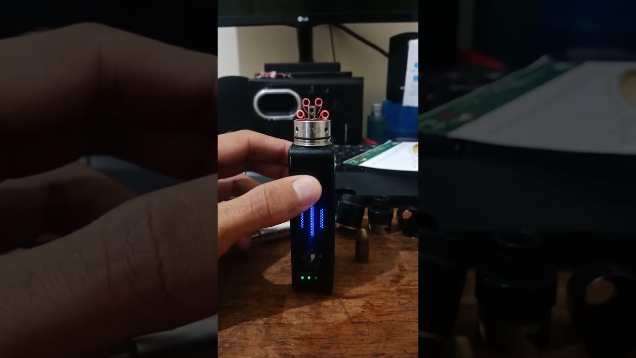 Quad coil test vape mod