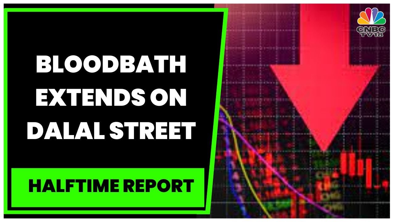 Bloodbath Extends On Dalal Street, Market Extend Losses, Nifty Breaches 17,550 Level | CNBC-TV18