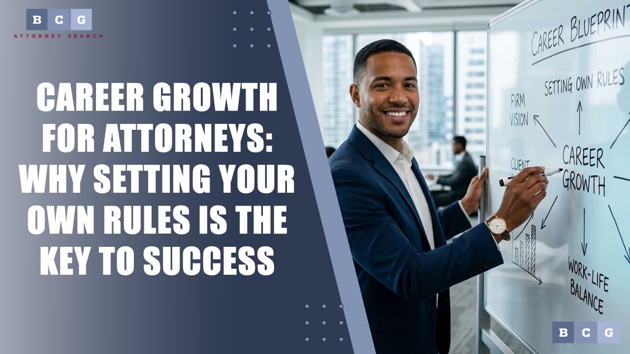 Career Growth for Attorneys: Why Setting Your Own Rules Is the Key to Success