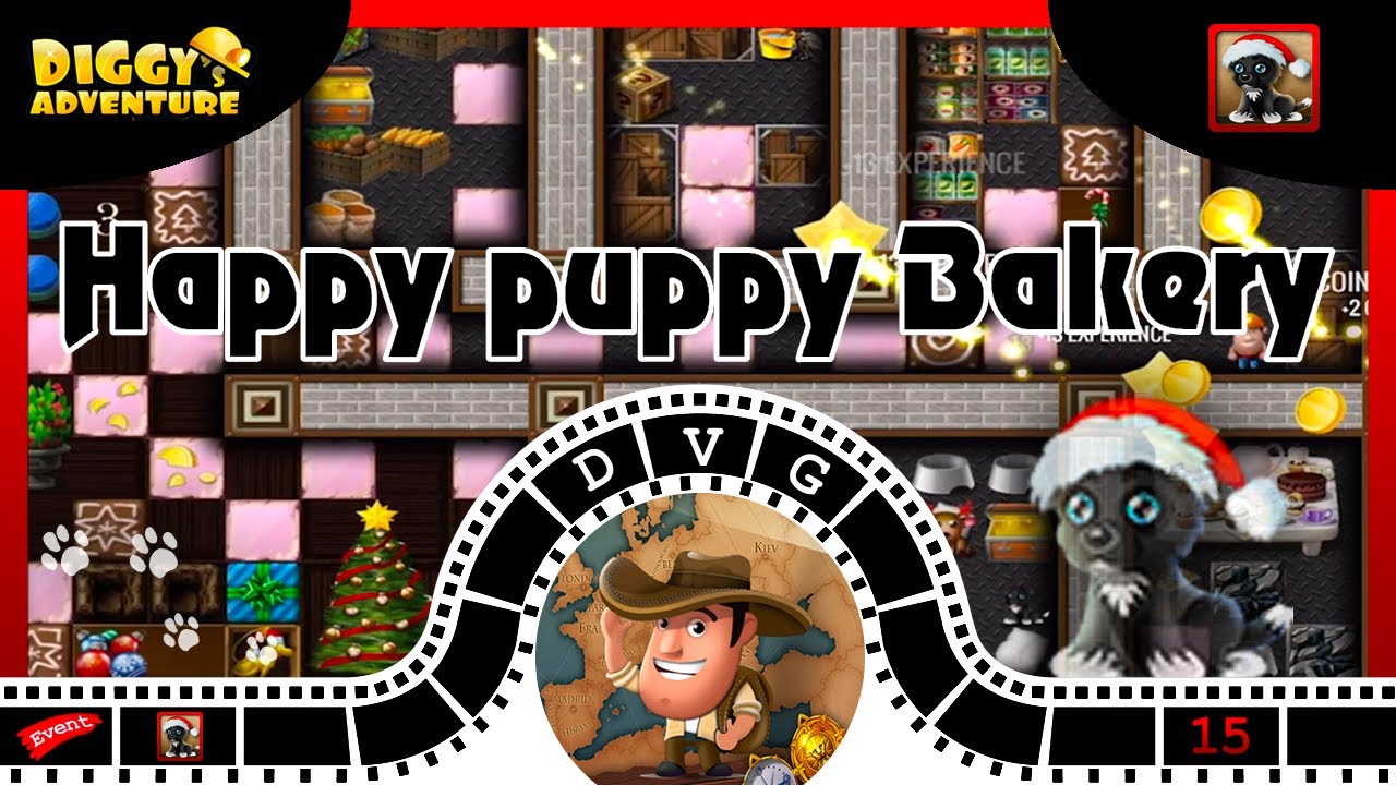 MOBILE [~Рождество 2019~] #15 Пекарня Счастливый Щенок - Diggy's Adventure