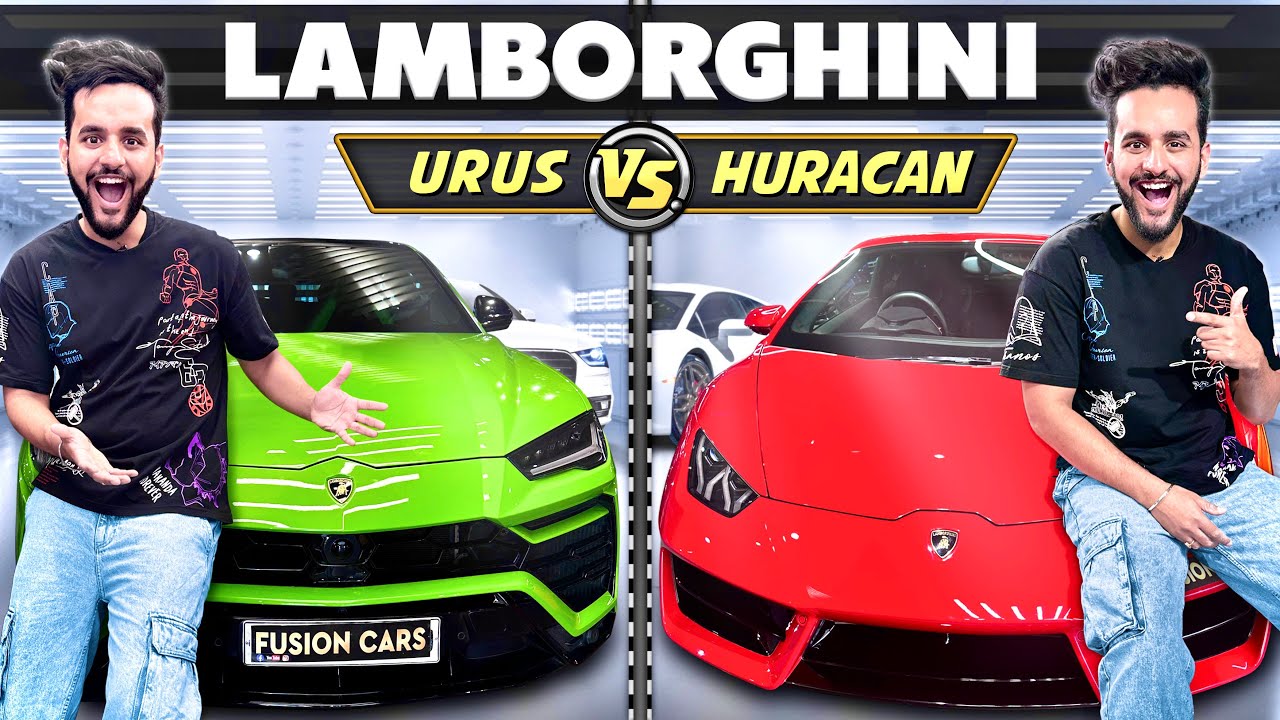 LAMBORGHINI URUS VS LAMBORGHINI HURACAN !! 15 Crore CARS Collection