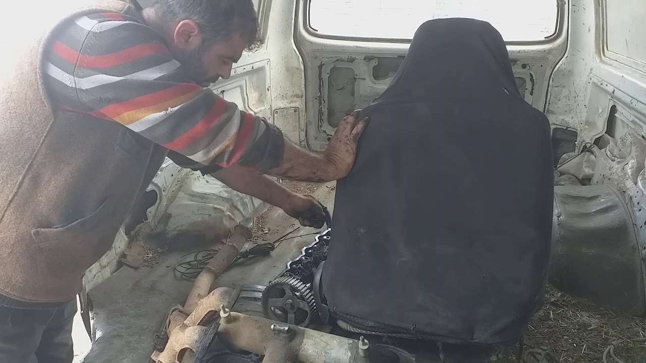 hundai h100 dağdda motor sökümü