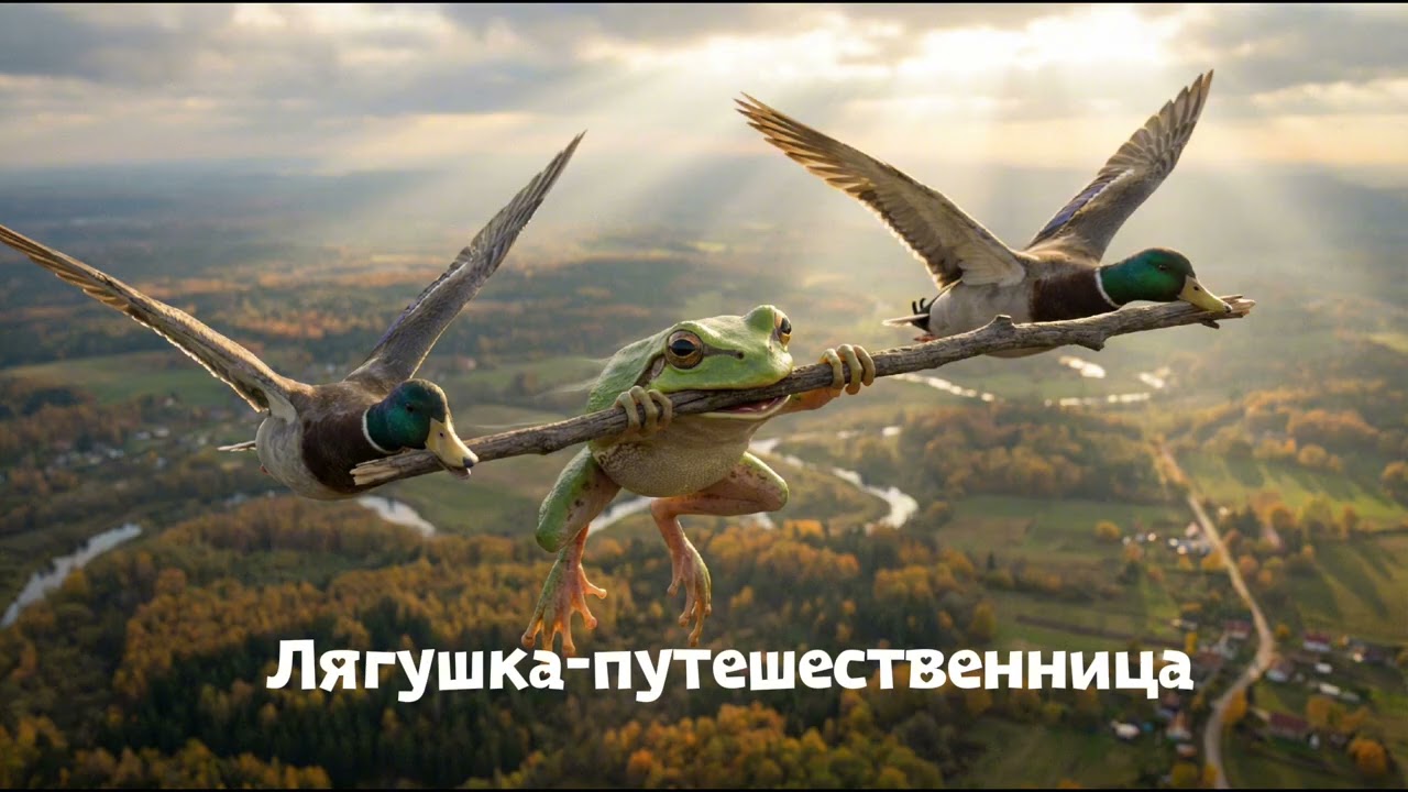 Лягушка-путешественница | Длинная сказка для детей по мотивам В. Гаршина