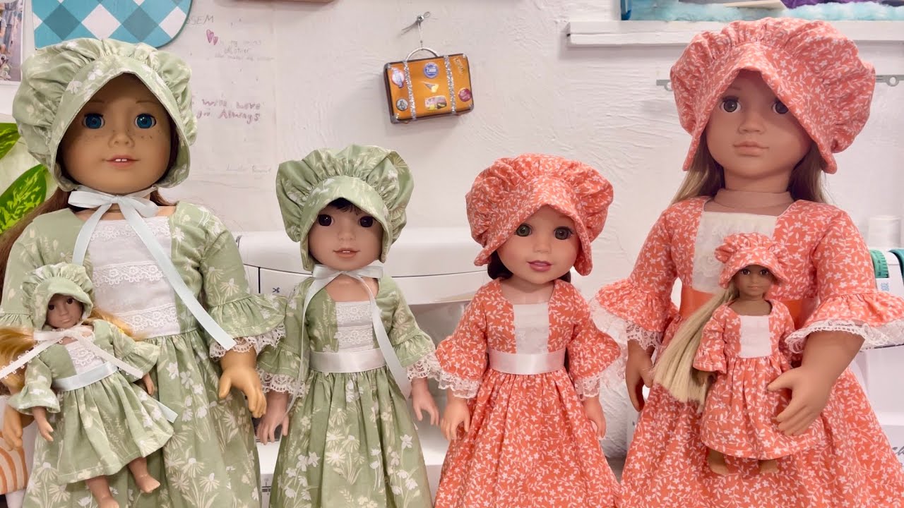 Sewing doll bonnet | HappyBankkyCraftymom