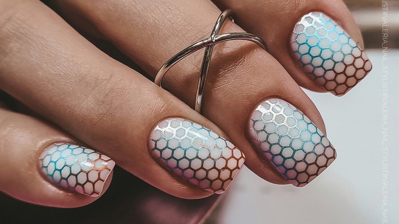 Дизайн стемпингом😍 Обзор цветов от Swanky 🤗 Лёгкий, стильный дизайн 😋