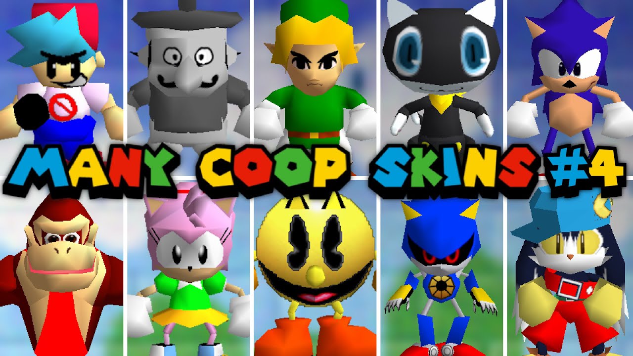 Super Mario 64 PC Port - Character Select: Many Coop Skins #4