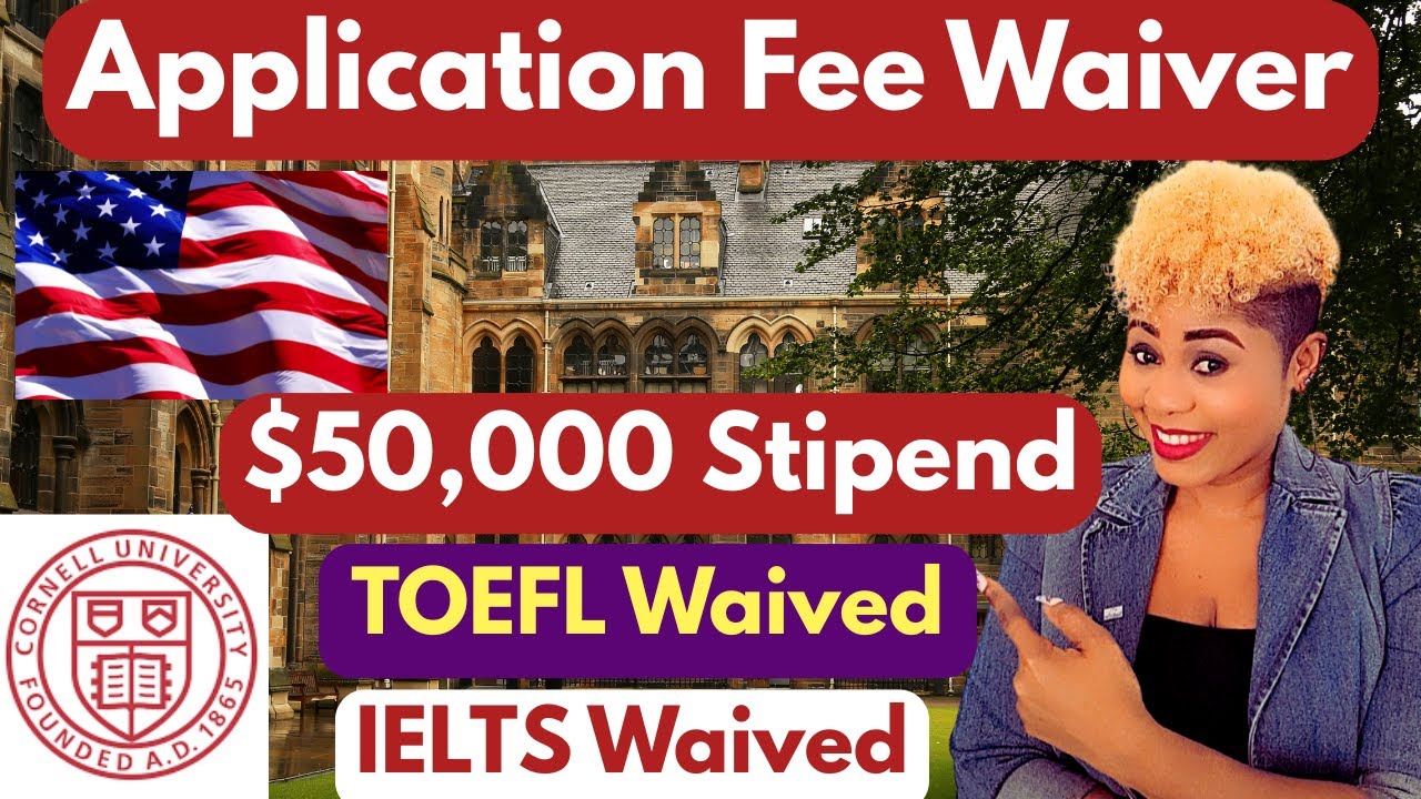 Fully Funded Cornell University Scholarship | $50,000 Allowance + No IELTS