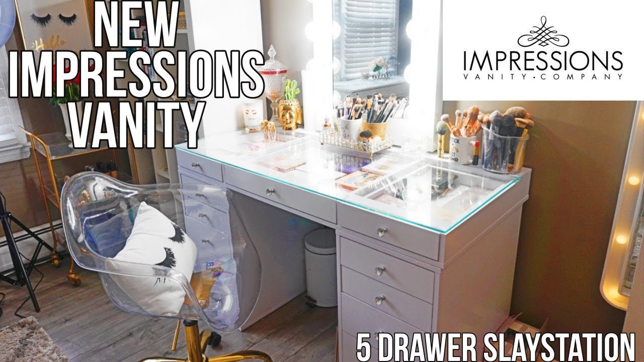 MY NEW IMPRESSIONS VANITY! and MAKEUP STUDIO TOUR