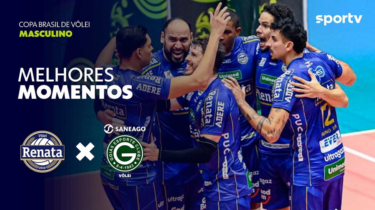 CAMPINAS 3 X 0 GOIÁS | MELHORES MOMENTOS | COPA BRASIL MASCULINA DE VÔLEI | sportv
