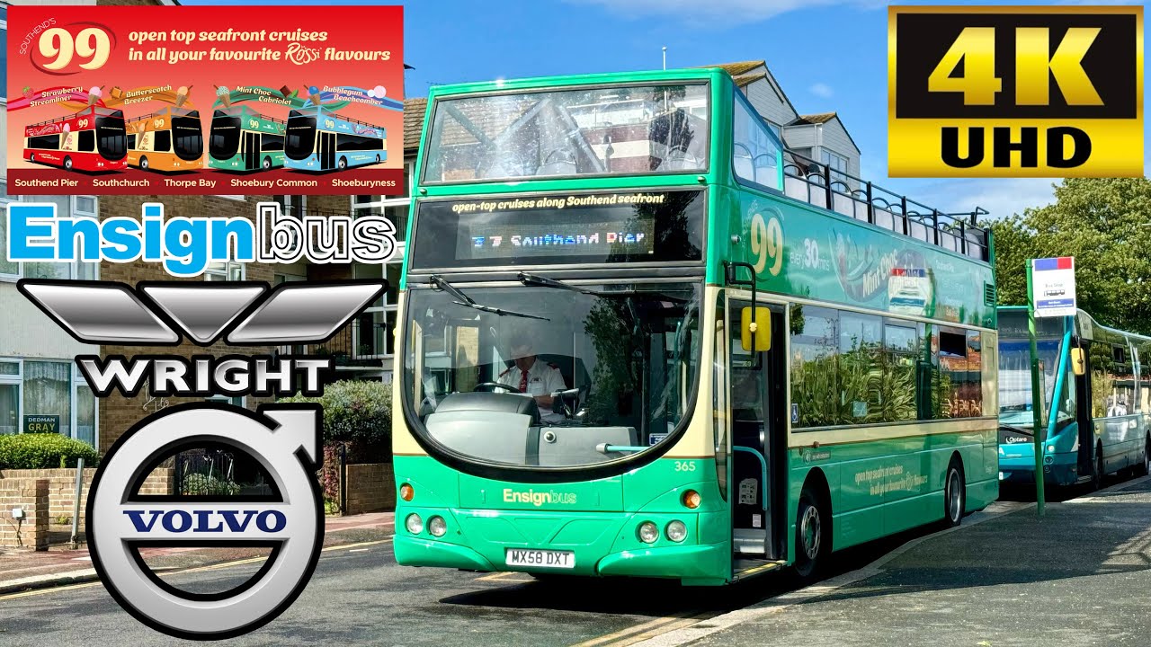 [Ensignbus: 99 Southend-on-Sea to Shoeburyness & Thorpe Bay] Wright Eclipse Gemini OpenTop VolvoB9TL