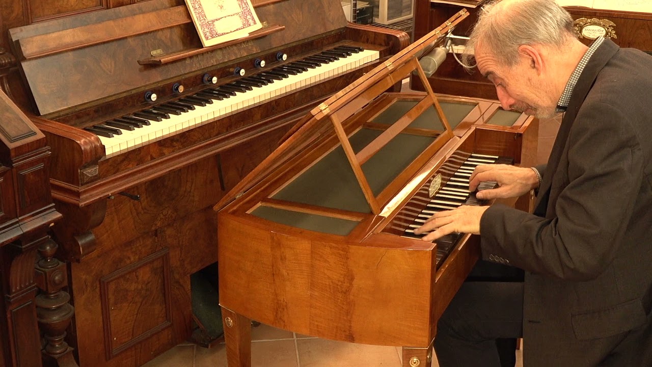 Claudio Brizi plays Sonata in C K 513 by Domenico Scarlatti on his Violi piano (Bologna 1795-1805)