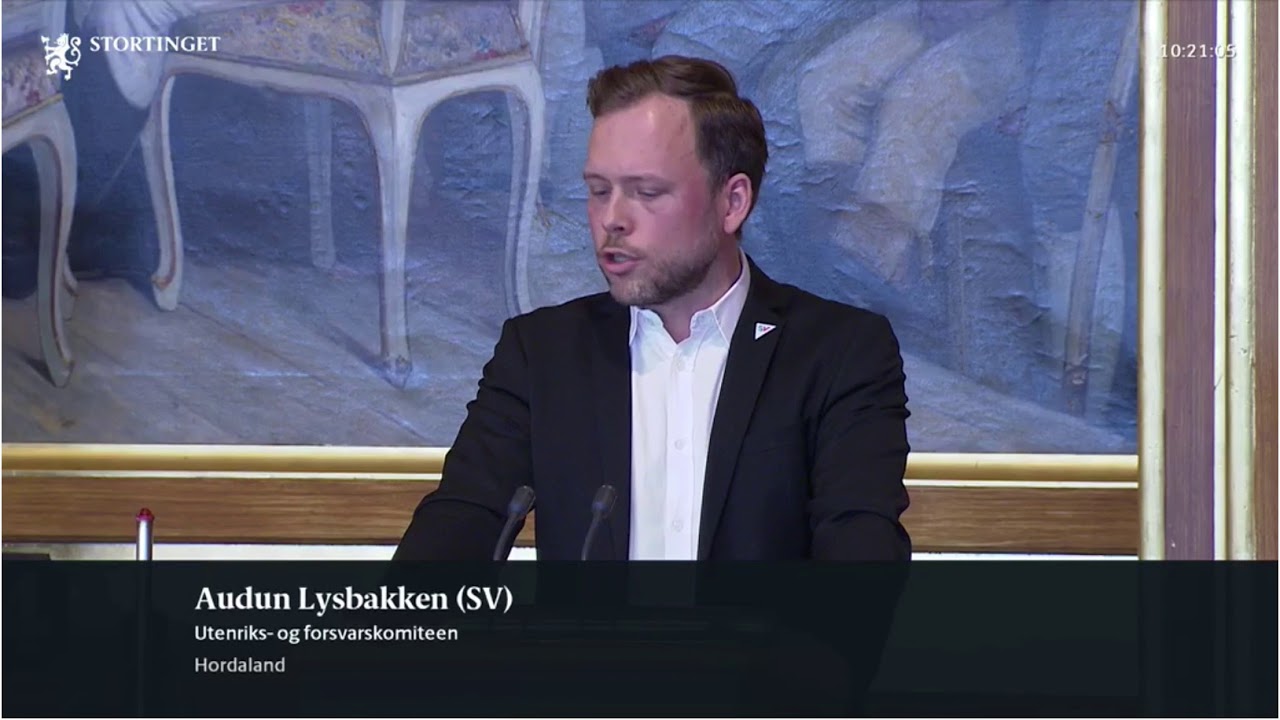 Audun Lysbakken om Sylvi Listhaug på Stortinget