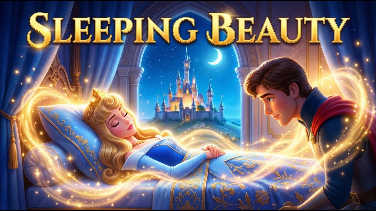 Sleeping Beauty 🌸 Full 7-Minute Fairy Tale | Bedtime Story for Kids | Wonder Island Stories