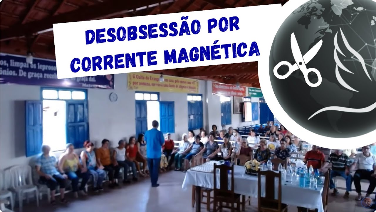 Tarefa de desobsessão por corrente magnética realizado pelo Centro Espírita Luz da Verdade.