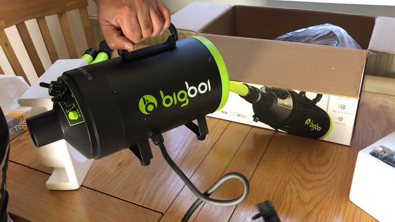 BigBoi Mini BloweR Motorcycle Dryer unboxing