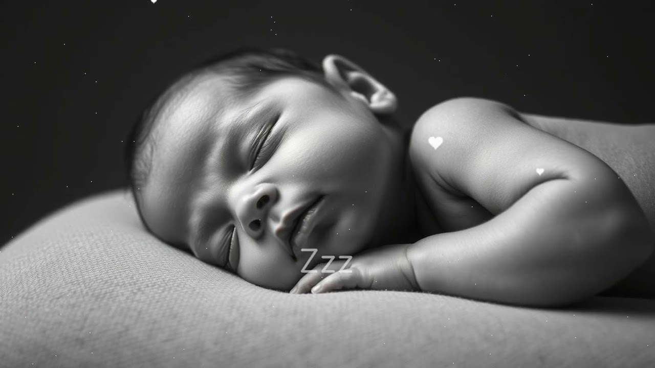 Gentle Rain Sleep Music with Piano for Newborns 3+ Hours
