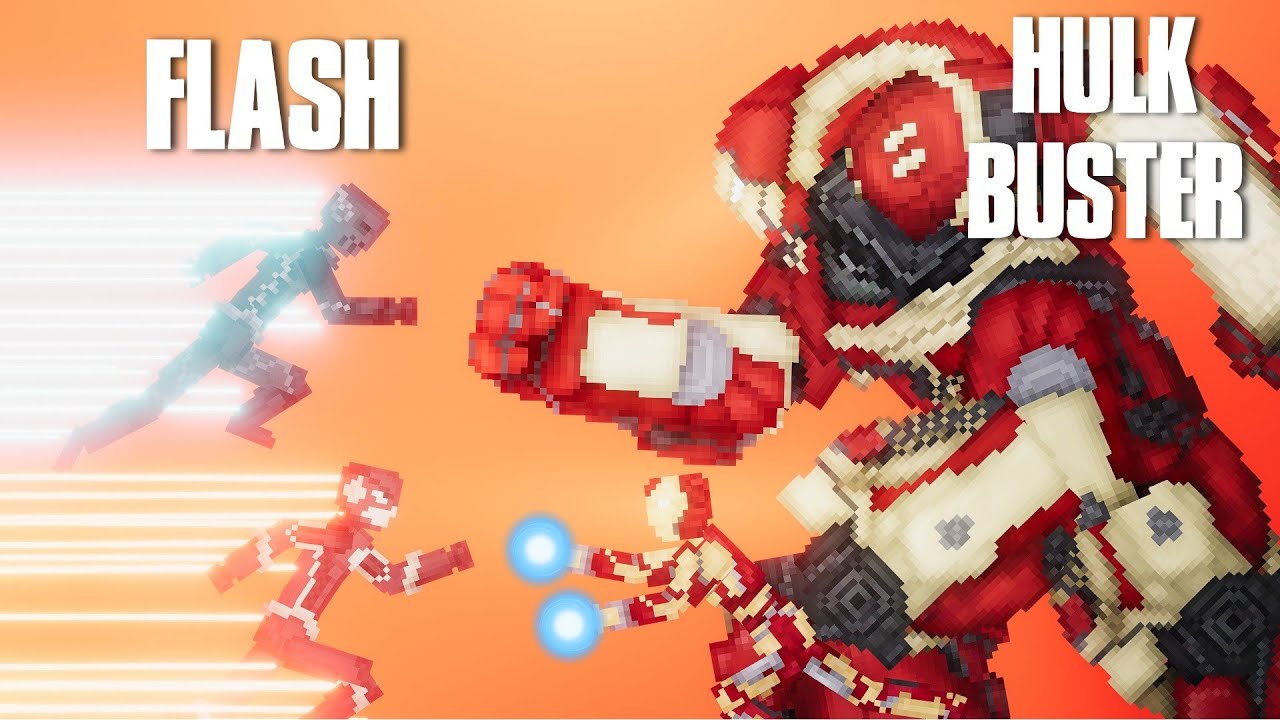 The Flash & Zoom vs Iron Man HULK BUSTER 2024