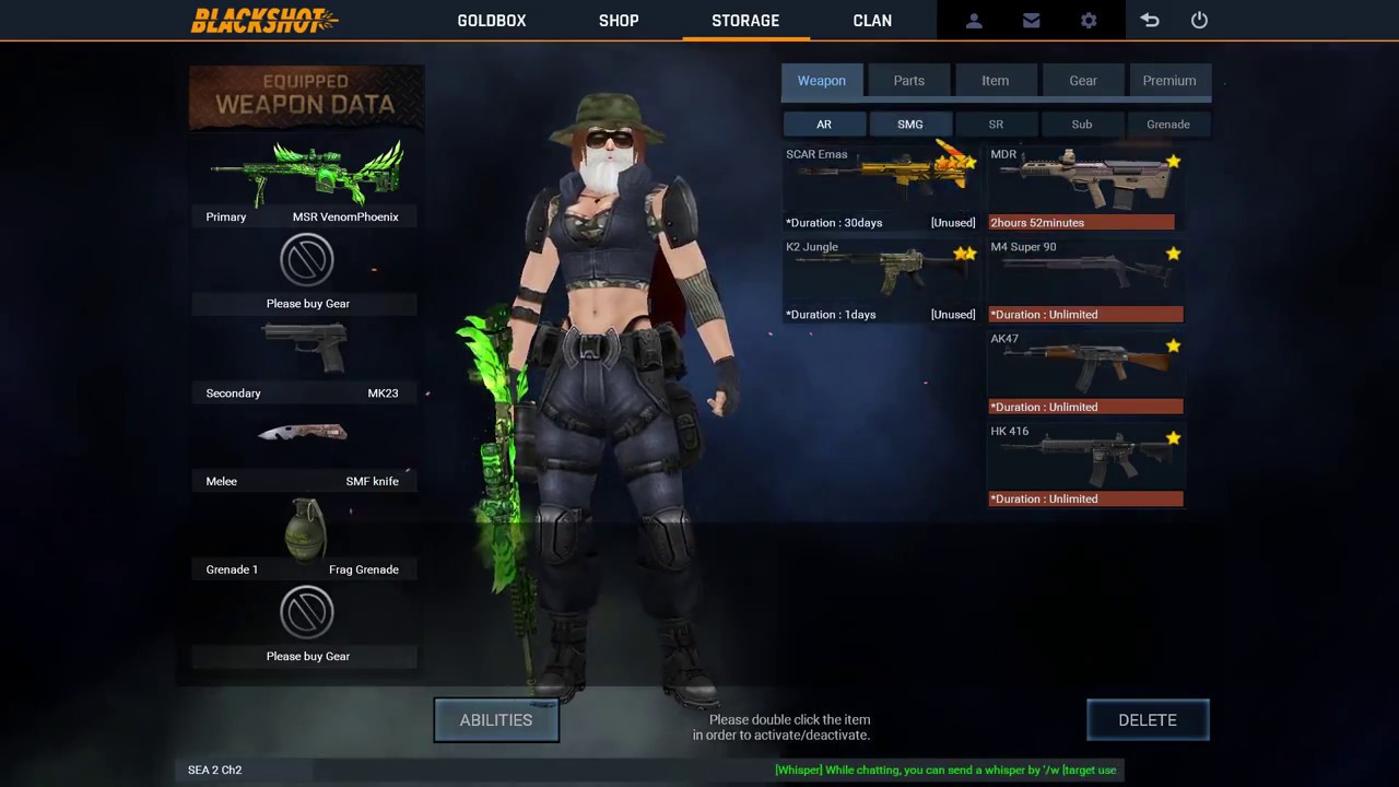[iSmurfyy @Blackshot] Inventory Showcase - 999days Msr VenomPhoenix?!?!