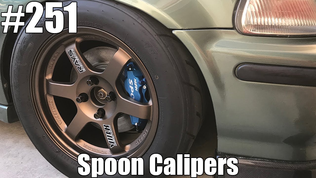 Spoon Twinblock Caliper install on EK Hatch