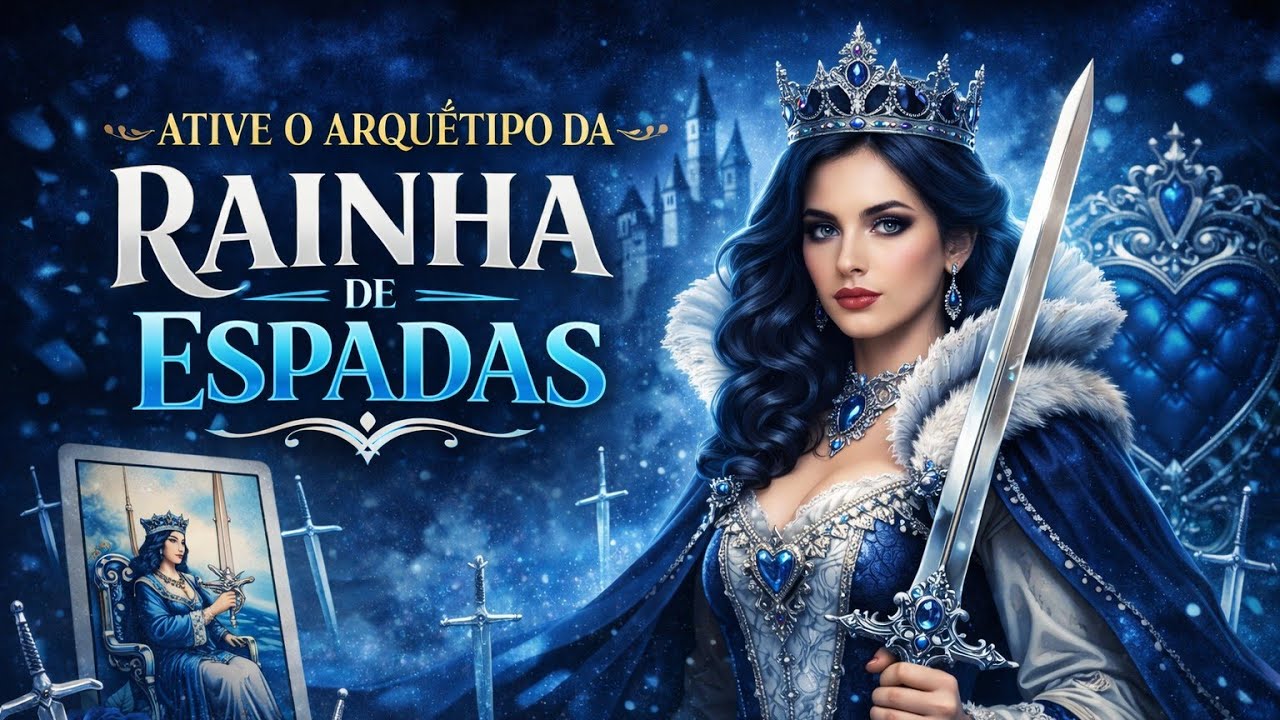 👑🗡️Rainha de Espadas 🌬️Ative a Clareza Mental, a Verdade e o Poder da Mente
