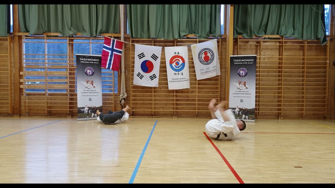 Training with GM Cho and Master Anna kim Bergen west Taekwondo Norway