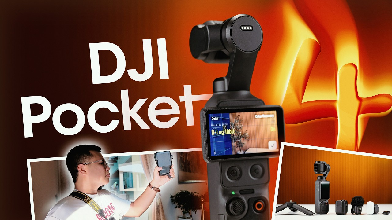 Tr&ecirc;n tay DJI Pocket 4: vẫn 1 cam, nhưng qu&aacute; nhiều c&aacute;i mới