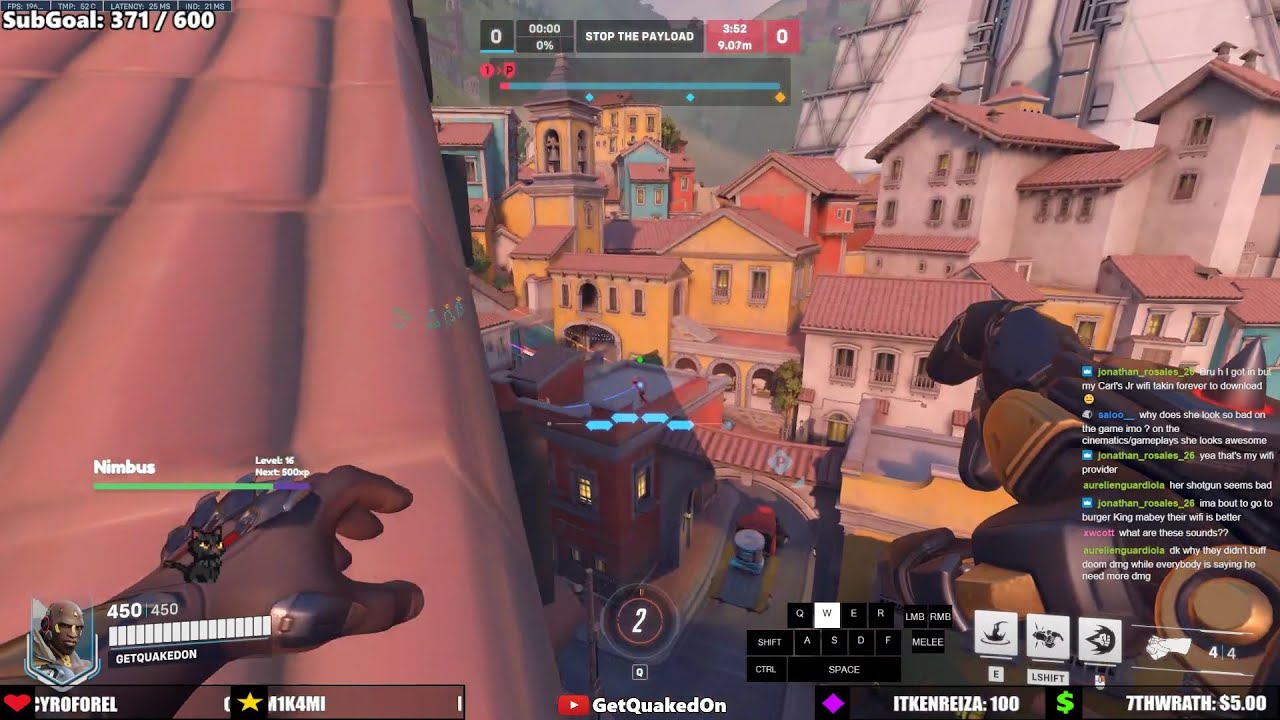 OW 2 GetQuakedOn TANK Doomfist Gameplay Overwatch 2 PVP BETA