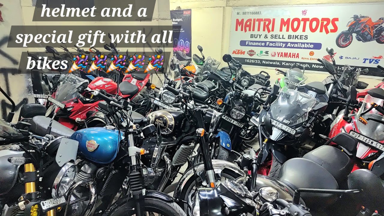 Used bike showroom in delhi #maitrimotors | second hand bikes in delhi,Karol bagh #reels #shorts