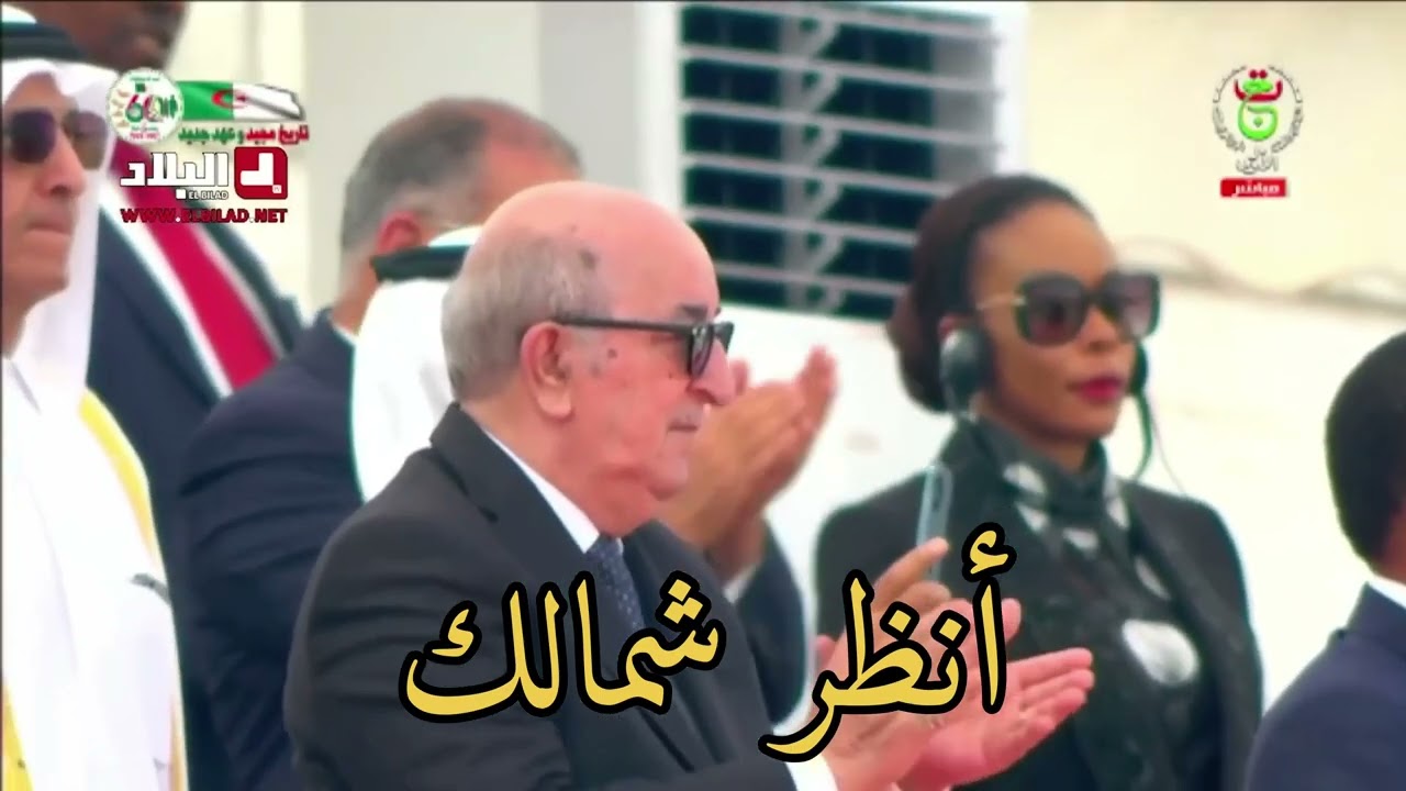 أحسن مونتاج ستراه للجيش الجزائري مع الكلمات في الاستعراض مع الدبكة الفلسطينية | شعار قوة غزة