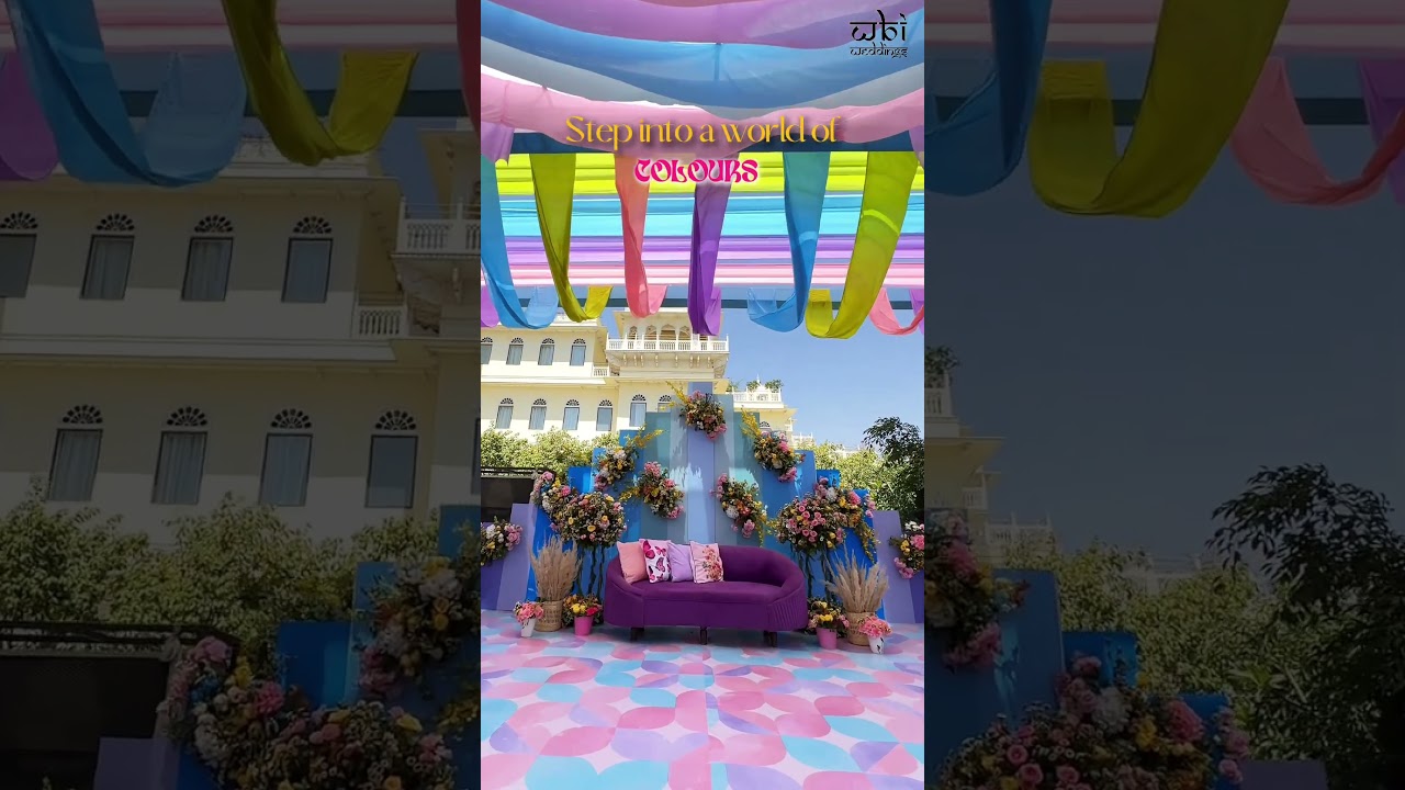 Carnival Decor Ideas | Quirky Theme Decor | Pastel Mehendi Carnival Decor | Indian Wedding Decor |